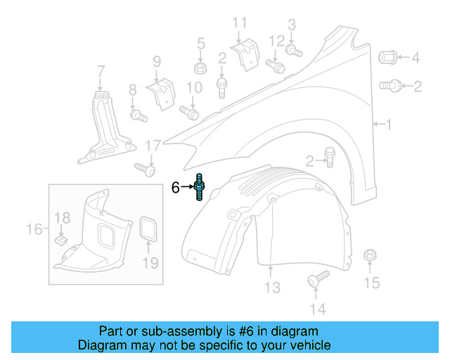 Fender Stud N-911-390-01 - View 16