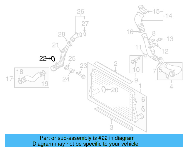 Pressure Hose Retainer Clip 1K0-145-769-D - View 10