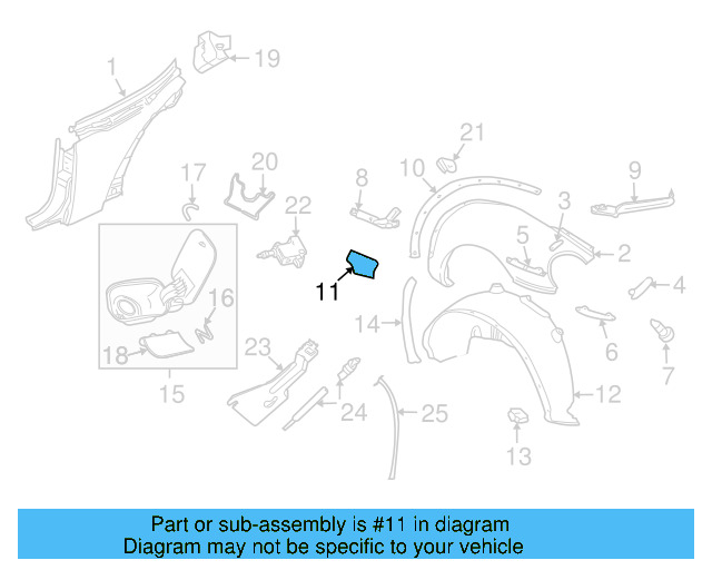 Stone Guard 1J0-511-534-B - View 8