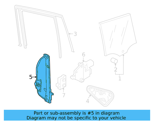 Window Regulator 2GJ-839-462 - View 3