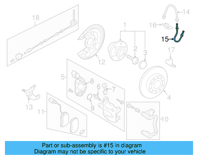 Brake Line 3C0-611-763-A - View 12