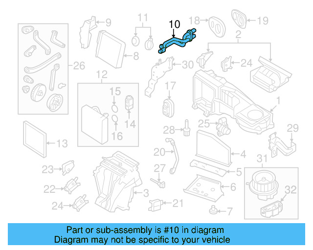 Water Pipe 3C1-819-857 - View 48