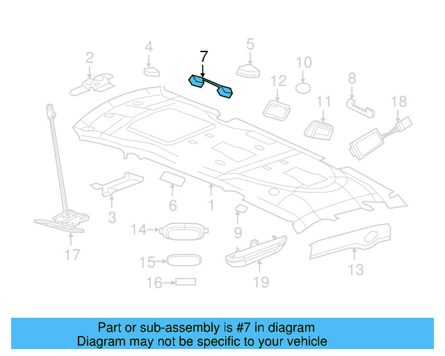 Grip Handle Mount Bracket 7B0-817-499 - View 3