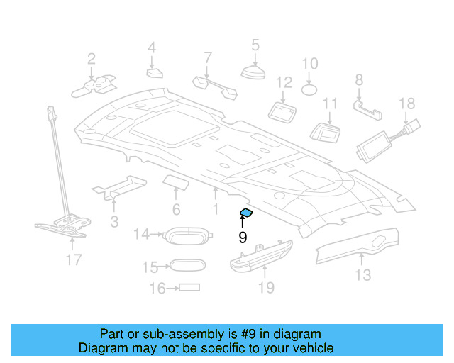 Coat Hook 7B0-857-635-DW1 - View 6