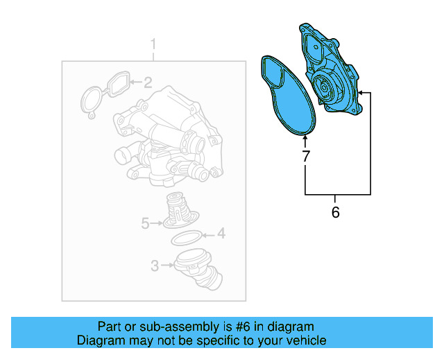 Water Pump Assembly 06L-121-012-L - View 23