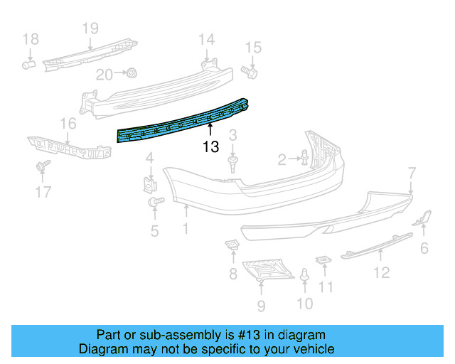 Bumper Impact Absorber 5C6-807-251-B - View 7