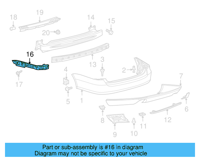Side Retainer 5C6-807-393-B - View 15