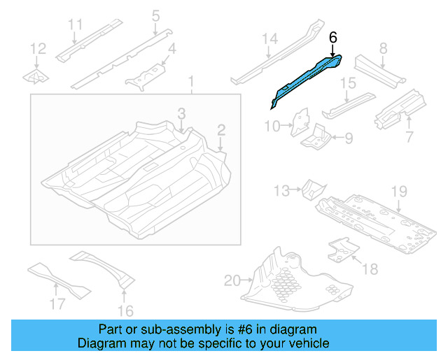 Inner Reinforced 1K0-803-562-A - View 26