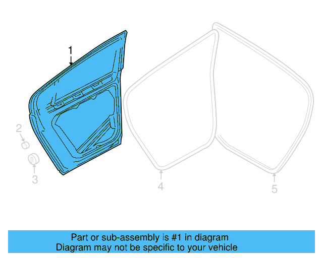 Door Shell 3C5-833-055-F