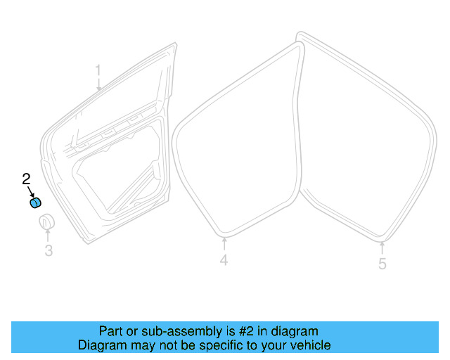 Door Shell Cap 3C0-837-111 - View 6