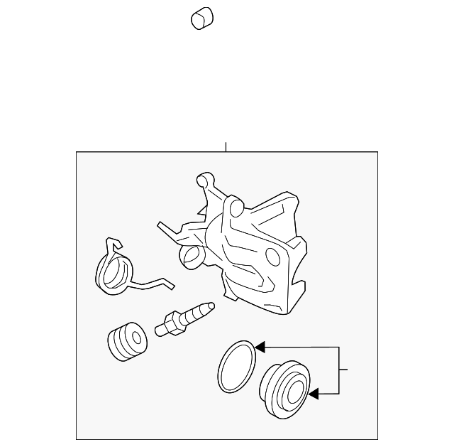 Disc Brake Caliper 1K0-615-424-J - View 4