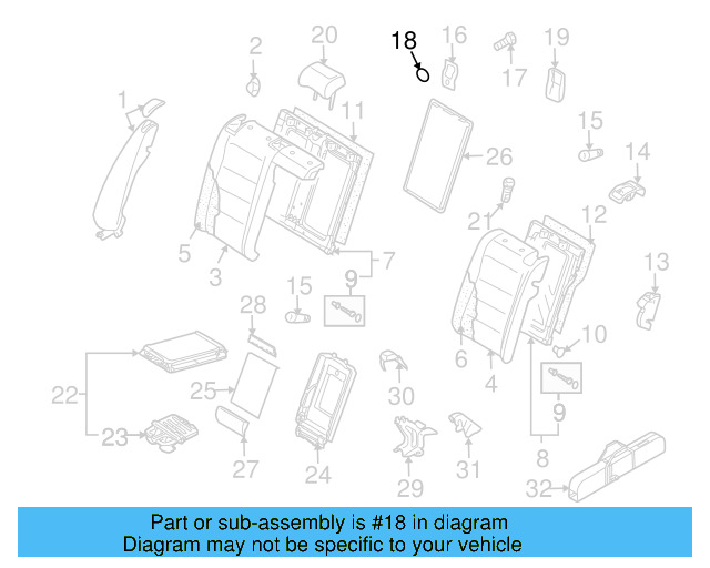 Child Seat Bracket Washer N-910-607-01 - View 17