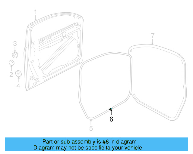 Door Weather 1K0-837-299 - View 20