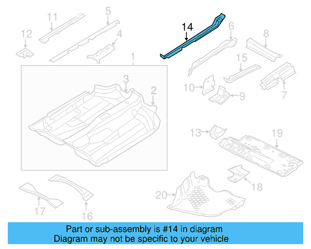 Inner Reinforced 1K0-803-562-A - View 25