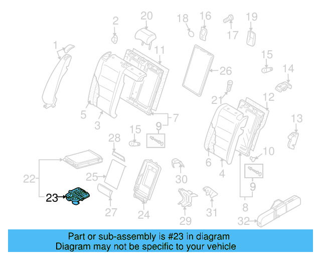 Child Seat Bracket Washer N-910-607-01 - View 24