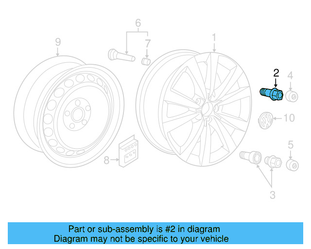 Wheel Bolt WHT-002-437 - View 114