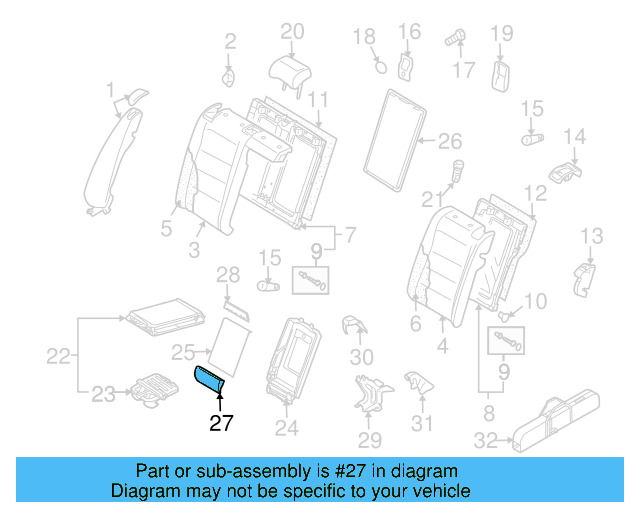 Headrest Guide 1K0-886-920-B-82V - View 19