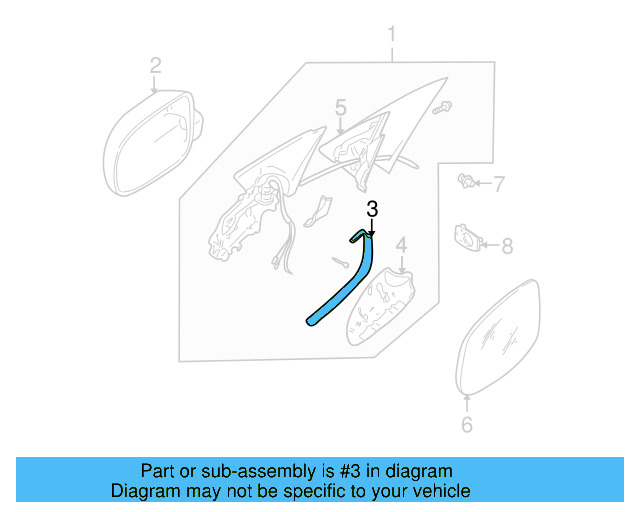 Inner Trim 3B0-857-602-01C - View 11
