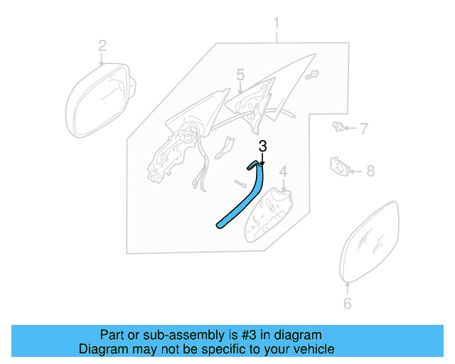 Inner Trim 3B0-857-602-01C - View 10
