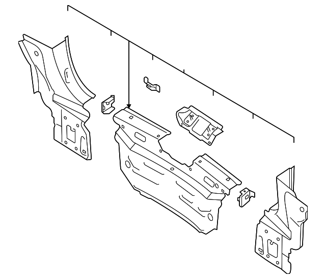 Rear Body Panel 2GJ-813-301-A