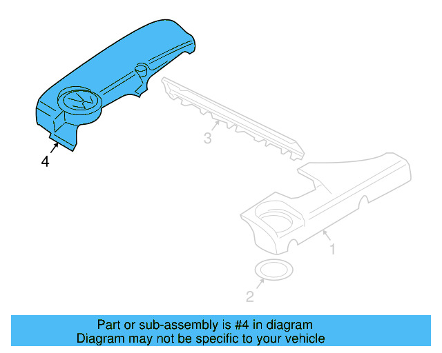 Rear Cover 022-103-925-BA - View 2
