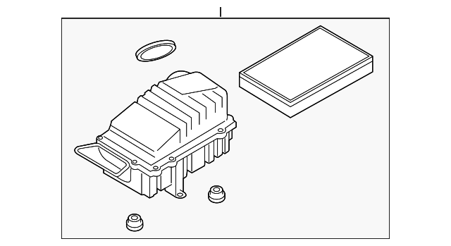 Air Cleaner Assembly 1K0-129-607 - View 3