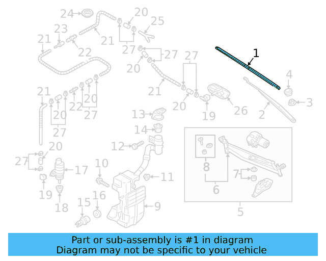 Wiper Blade 561-955-426-B