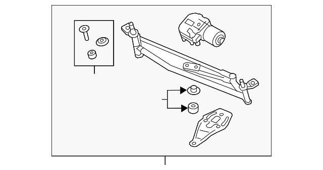Motor & Linkage 561-955-023-C - View 5