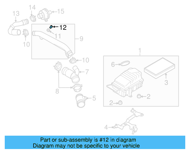 Intake Pipe Bushing 1K0-129-734-B - View 7