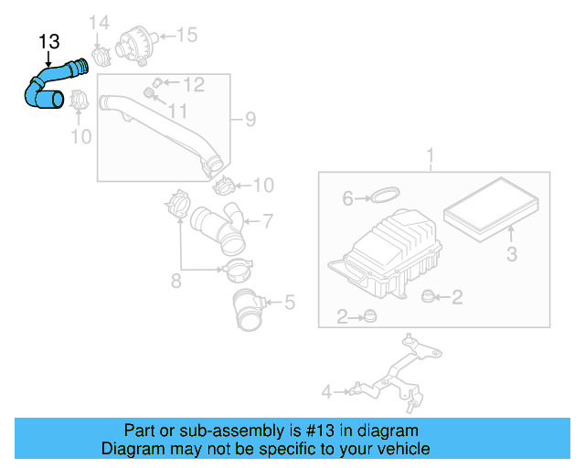 Connector Hose 1K0-129-738 - View 4