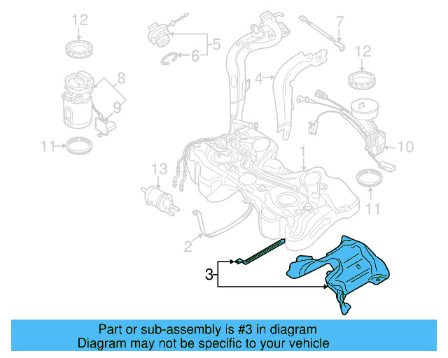 Lower Shield 1K0-201-307-F - View 5