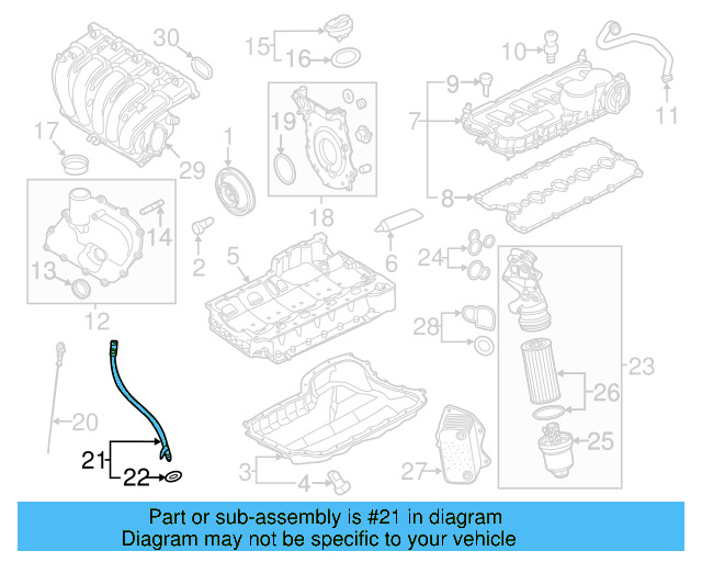 Oil Tube 07K-115-610-A - View 6
