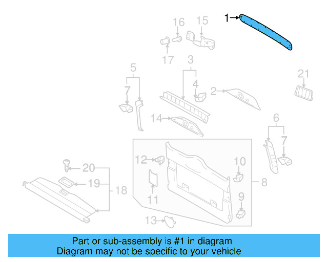 Upper Cover 7L6-867-515-H-9B9 - View 3