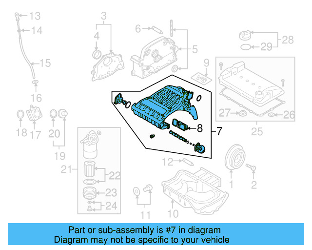 Intake Manifold 022-133-201-AJ - View 3