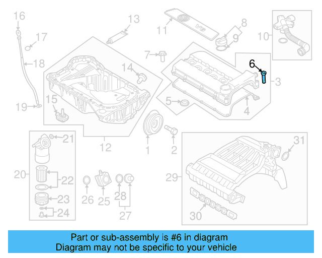 Valve Cover Mount Kit 022-103-831-C - View 19