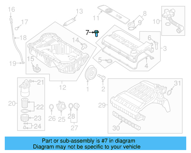 Valve Cover Mount Kit 022-103-831-B - View 14