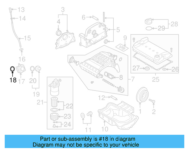Engine Oil Cooler O 038-117-070-A - View 34