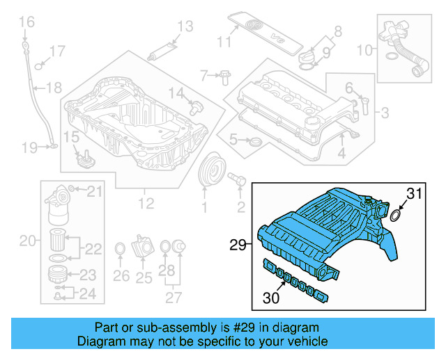 Intake Manifold 022-133-201-AH - View 9