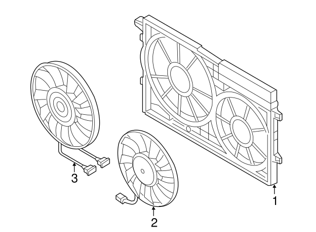 Fan & Motor 1K0-959-455-ES - View 8