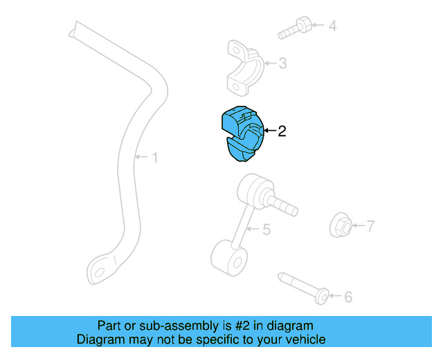Stabilizer Bar Bushing 1K0-511-327-AS - View 11