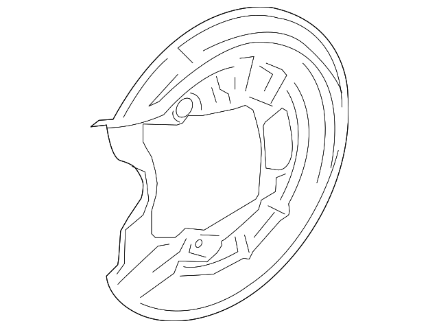 Splash Shield 1K0-615-612-P