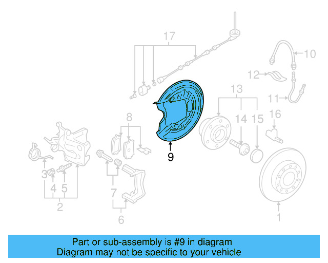 Splash Shield 1T0-615-611-B