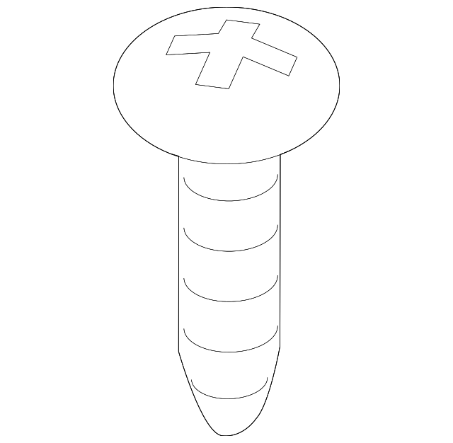 Tonneau Cover Screw 3B0-867-648 - View 3