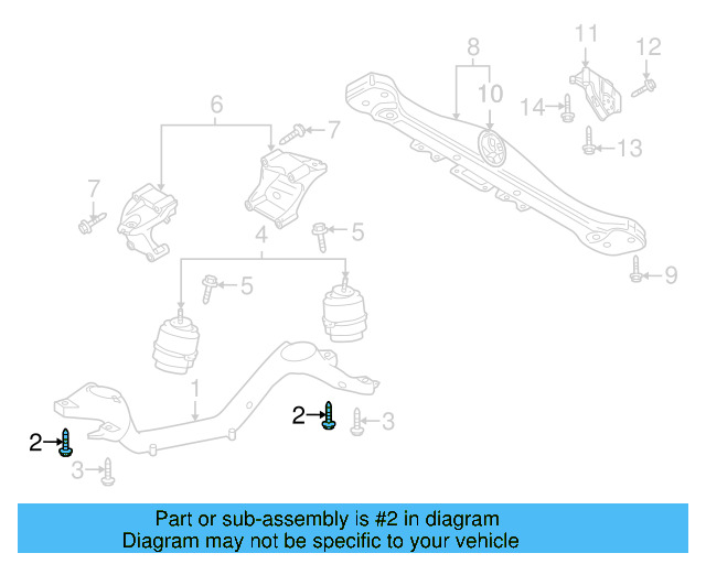 Suspension Cross N-909-987-02 - View 4
