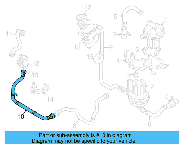 Pressure Pipe 3D0-131-269-A - View 5