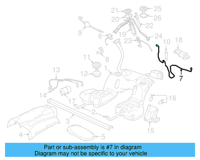 Breather Tube 3D0-201-090-G - View 10