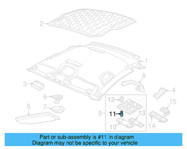 Storage Compartment 5C6-868-837-A-82V - View 3