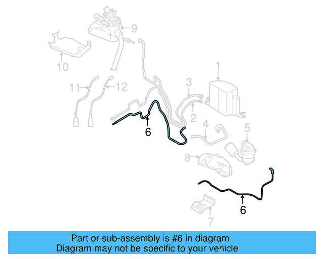 Vacuum Hose 3D0-201-983-D - View 8