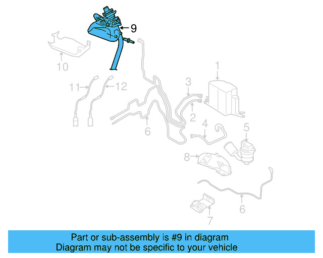 Vapor Canister Purge Solenoid 06D-133-517-B - View 3