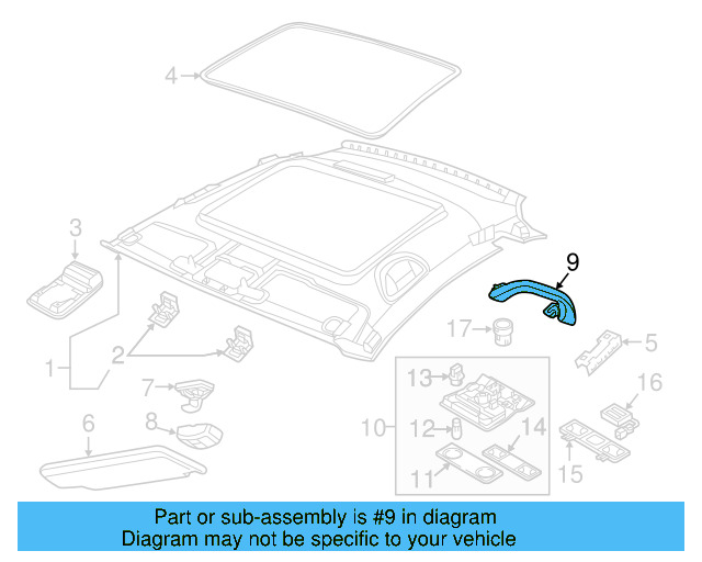 Grip Handle 5C6-857-607-B-82V - View 11